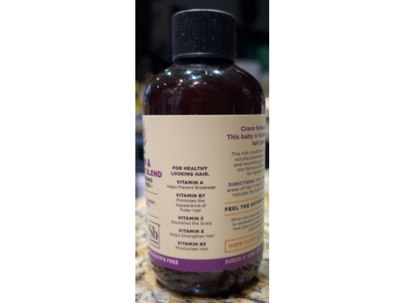 Soapbox Biotin and Superfruit Blend Strengthening Conditioner, Vegan Collagen + Eldeberry & Plum Oil, 3.3 fl oz/97 mL, Pack Of 24