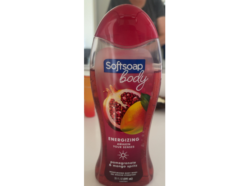 Soft Body Moisturizing Body Wash, Pomegranate & mango Spritz, 20 fl oz/591 mL