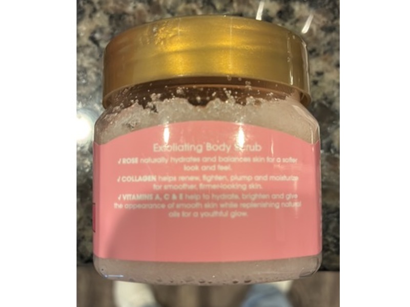 Global Beauty Care Exfoliating Body Scrub, Rose & Peony, 6 oz/170 g