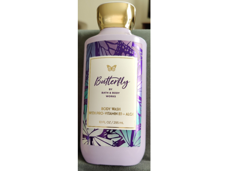 Bath & Body Works Butterfly Body Wash, Pro-Vitamin B5 + Aloe, 10 fl oz/295 mL