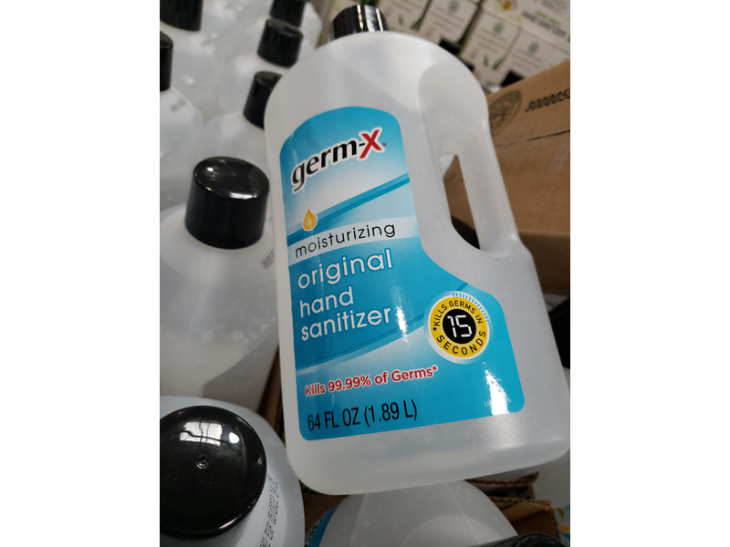 Germ-X Moisturizing Original Hand Sanitizer, 64 fl oz (1.89 l)