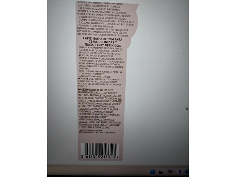 Covergirl Clean Fresh Brow Liner 1 MM Nano Pencil, 200 Blonde, 0.001 oz