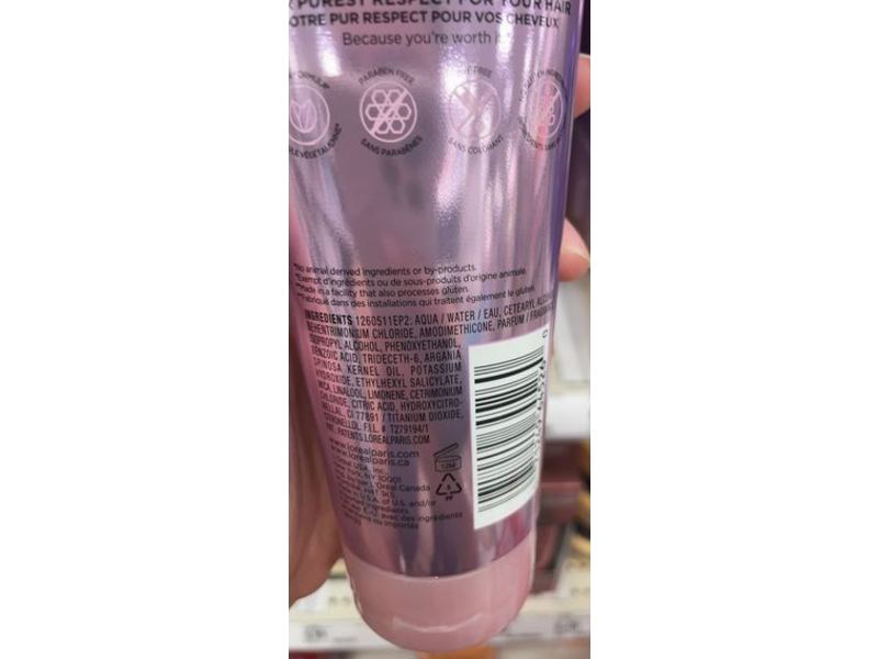 L'Oreal Paris Ever Pure 3 Glossing Conditioner, Sulfate-Free, 8.5 fl oz/250 mL