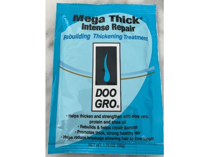 Doo Gro Mega Thick Intensive Repair Treatment, Aloe Vera, Silk Protein And Shea Butter, 1.75 oz/49.6 g