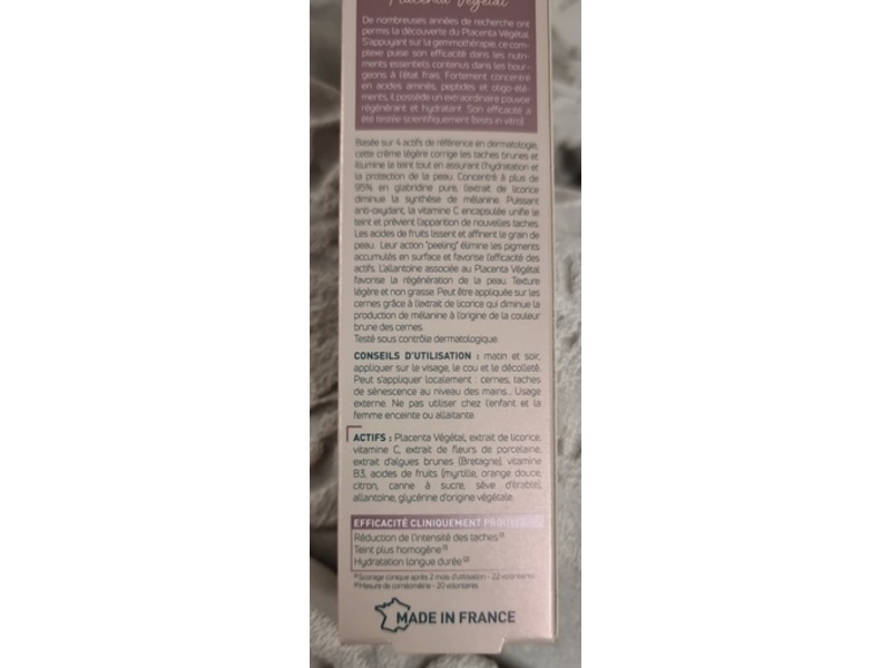 Placentor Vegetal Corrective Cream, 1 fl oz/30 mL