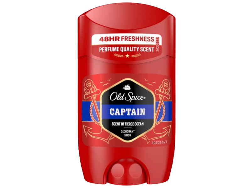Old Spice Captain Deodorant Stick, Fierce Ocean, 50 mL