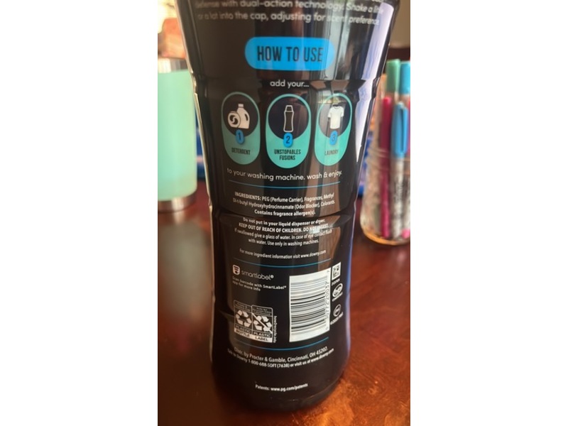 Downy Unstoppable Fusions Odor Defense Laundry Scent Boosters, Daybreak + Clean, 21.1 oz/598 g