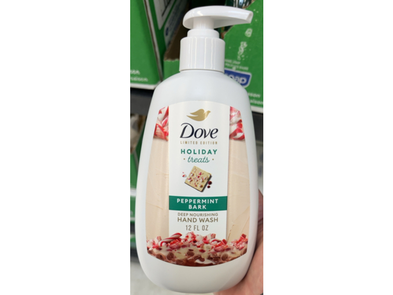 Dove Holiday Treats Deep Nourishing Hand Wash, Peppermint Bark, 12 fl oz