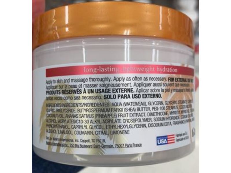 Tree Hut Coco Colada Whipped Shea Body Butter, Pineapple & Coconut, 8.4 oz/240 g