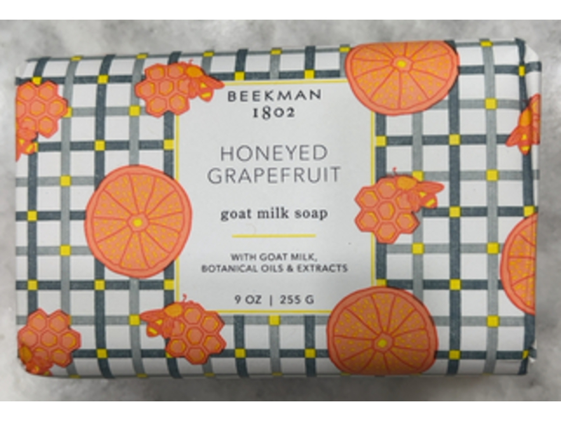 Beekman 1802 Goat Milk Soap, Honeyed Grapefruit, 9 oz/155 g