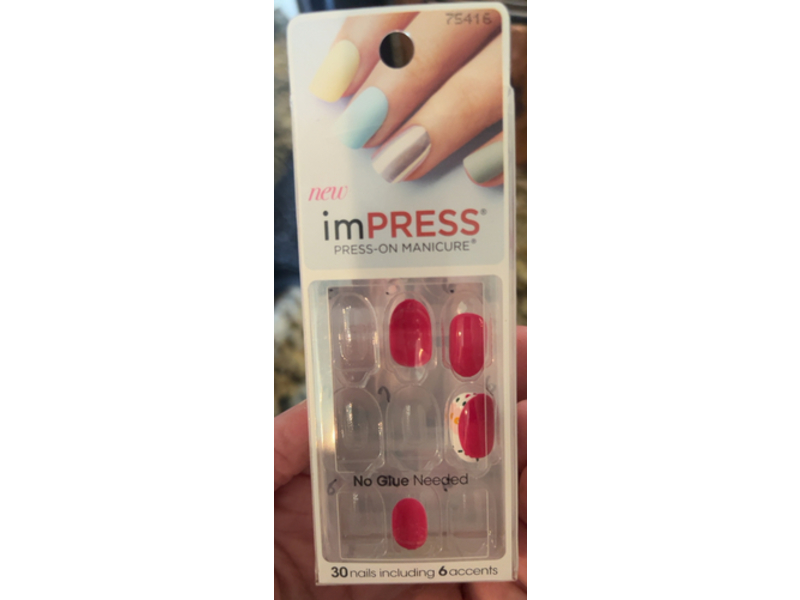 Kiss Impress Press-on Manicure, Boogie Down, 30 Count