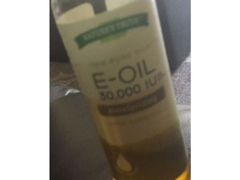 Nature's Truth E-Oil 30,000 Iu Skin Care Oil, Moisturizing, Lemon Scented, 4 fl oz/118 mL