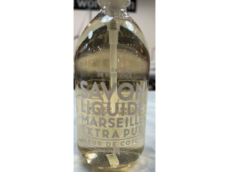 Compagnie De Provence Extra Pure Marseille Soap, Cotton Flower, 16.7 fl oz/795 mL