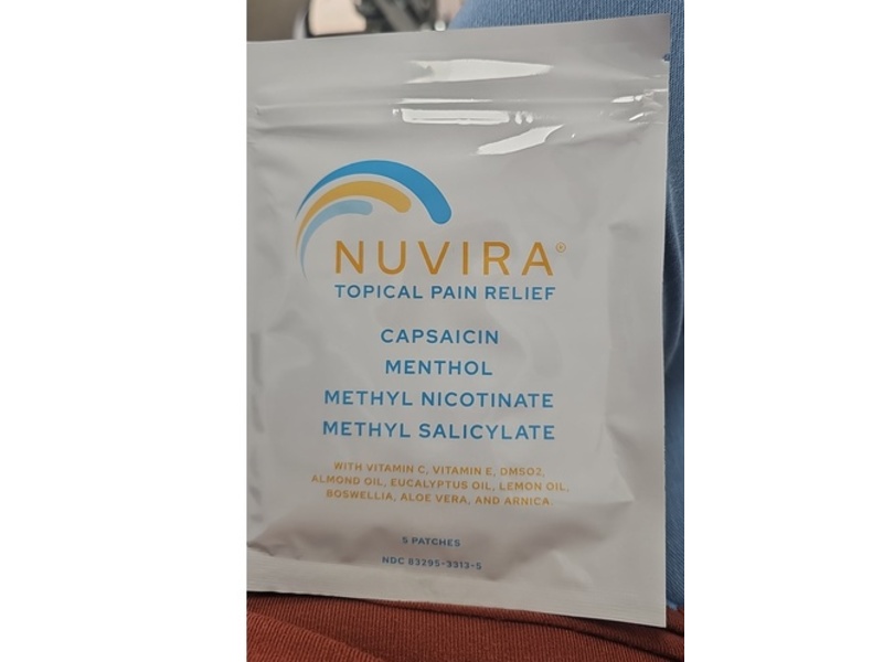 Nuvira Tropical Pain Relief Patches, 5 Count