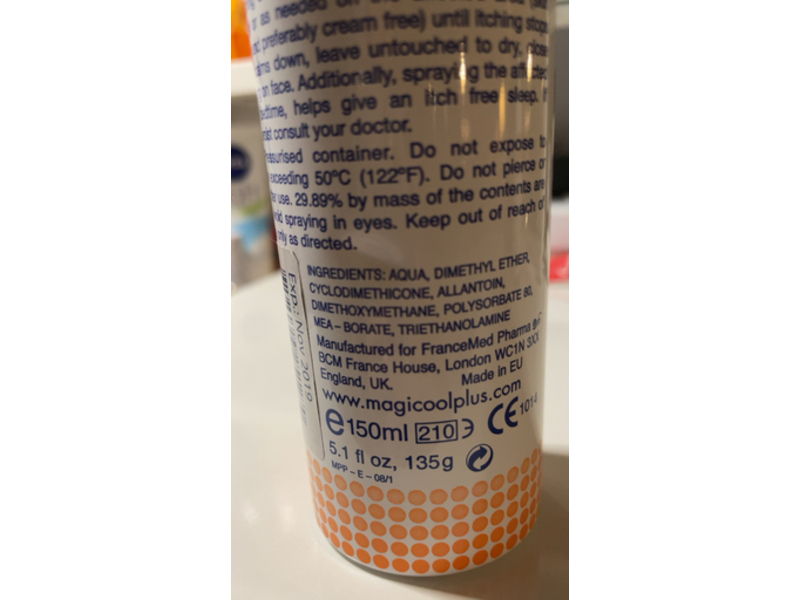 Magicool Plus Prickly Heat Spray, 150 mL
