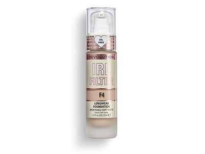 Revolution IRL Filter Longwear Foundation, F4, 0.7 fl oz/23 mL