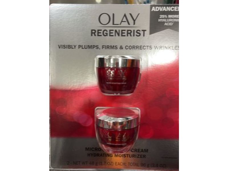 Olay Regenerist Micro Sculpting Cream Hydrating Moisturizer, 3.4 oz/96 g