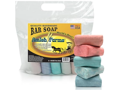 Amish Farms Bar Soap, 5 oz, Pack of 5