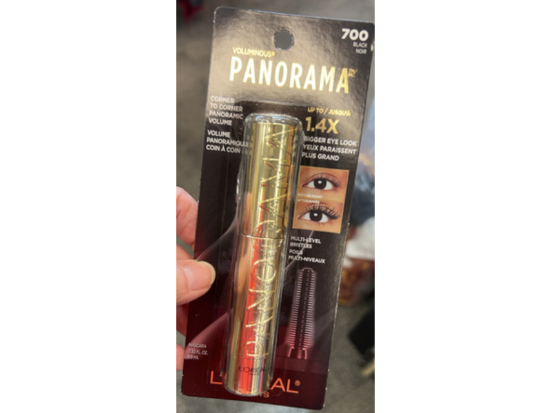 L’Oréal Paris Voluminous Panorama Mascara, 700 Black, 0.33 fl oz/9.9 mL