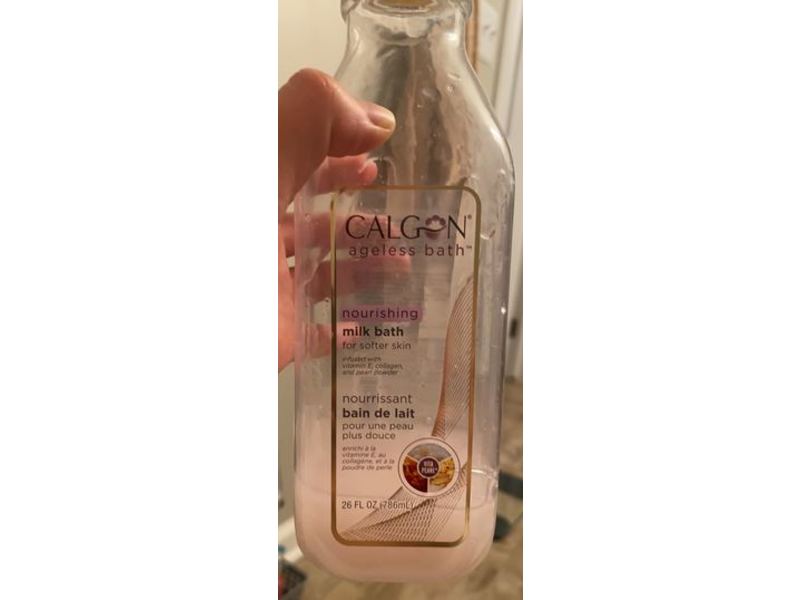 Calgon Ageless Bath Nourishing Milk Bath, 26 fl oz / 786 mL