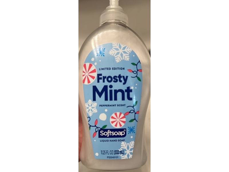 Softsoap Frosty Mint Liquid Hand Soap, Peppermint Scent, 11.25 fl oz/332 mL, Pack Of 2