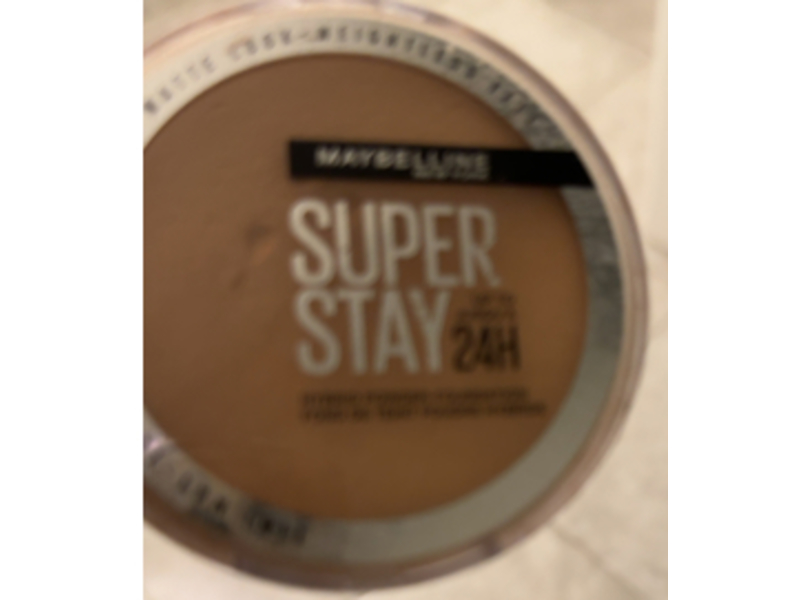 Maybelline New York Super Stay Up to 24HR Hybrid Powder Foundation, 310, 0.21 oz