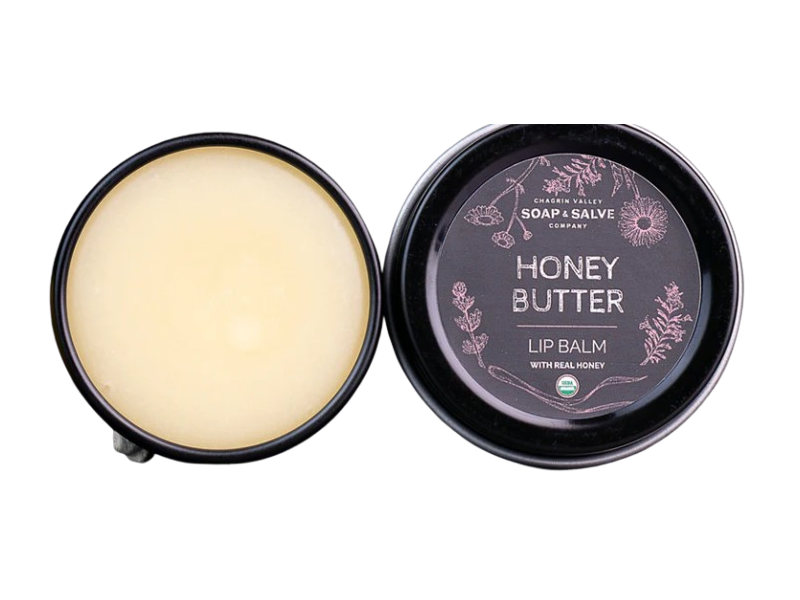 Chargin Valley Soap & Salve Lip Balm, Honey Butter, 0.5 fl oz/15 mL