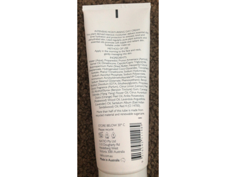 Natio Aromatherapy Intensive Moisturising Day Cream, 3.5 oz/100 g