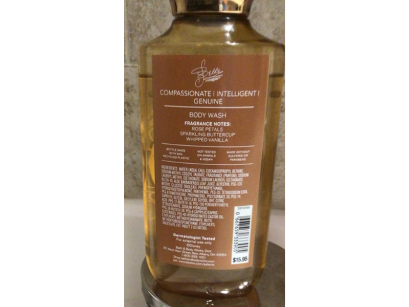 Bath & Body Works Disney Princess Bella Body Wash, Vitamin B5 + Aloe, 10 fl oz/295 mL