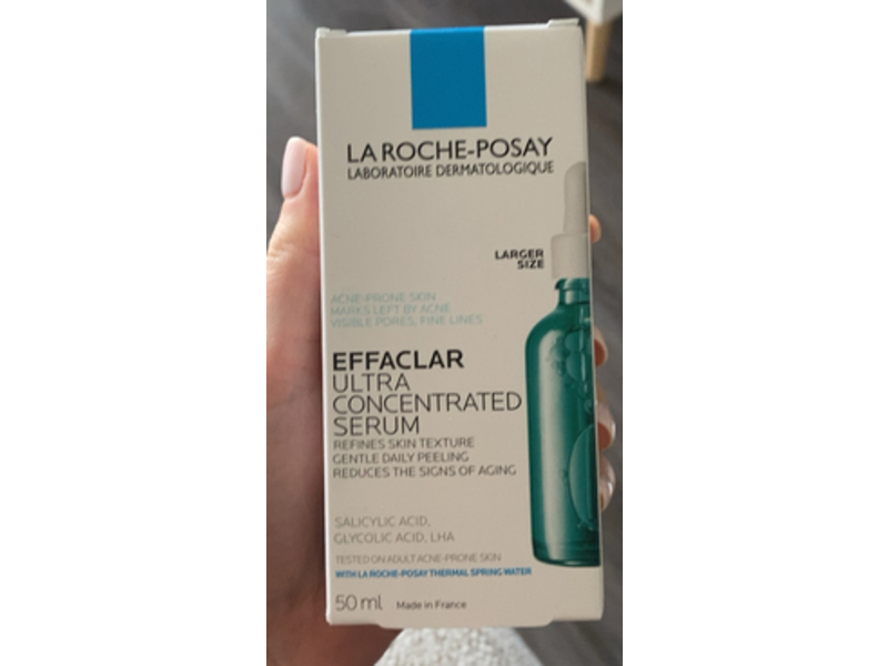 La Roche-Posay Effaclar Ultra Concentrated Serum, Salicylic Acid + Glycolic Acid & Lha, 50 mL