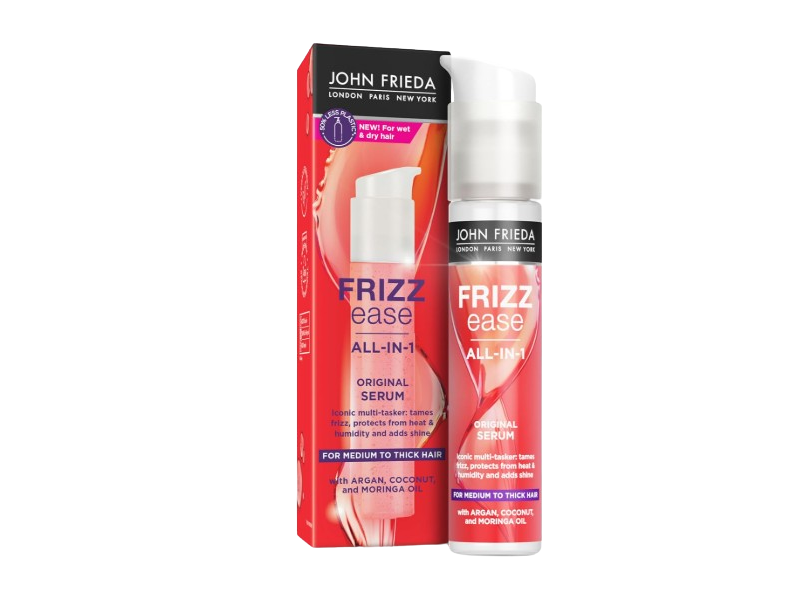 John Frieda Frizz Ease All In One Original Serum, Argan, Coconut & Moringa Oil, 50 mL