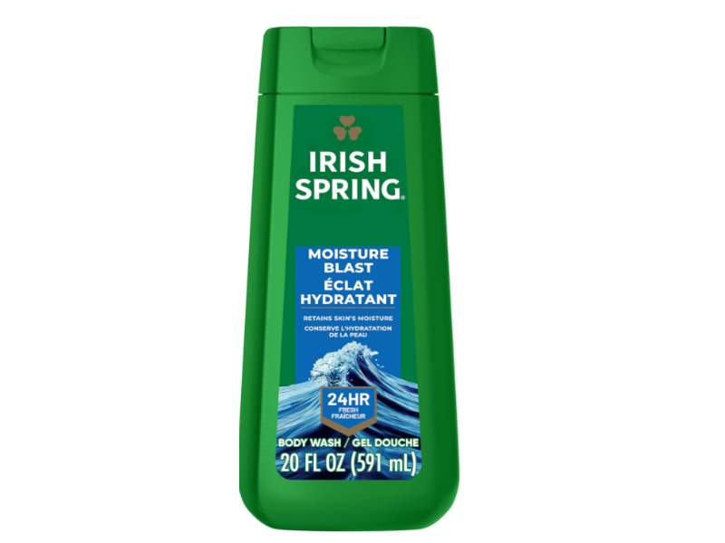 Irish Spring Moisture Blast Face + Body Wash, 20 fl oz/591 mL