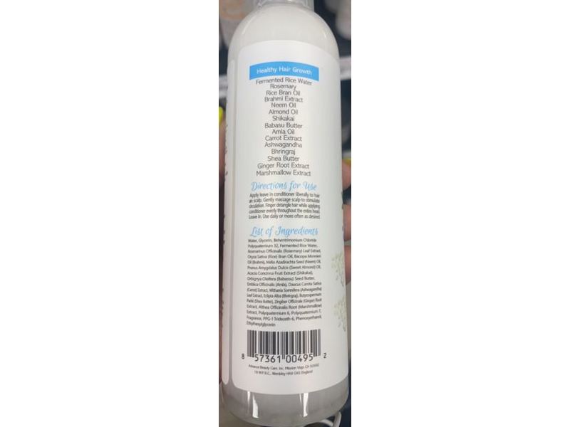 Curly Chic Stimulating Condish Leave In Conditioner, Rice Water Remedy, 8 fl oz/239 mL