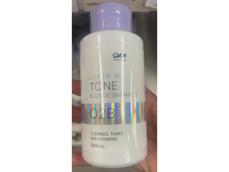 OXX Haircare Active Bond Tone Blonde O2B Shampoo, 300 mL
