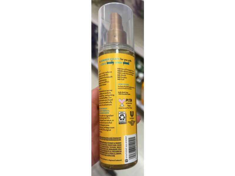 Love Beauty & Planet Beloved Fine Fragrance Body Mist, Pineapple & Papaya, 8 fl oz