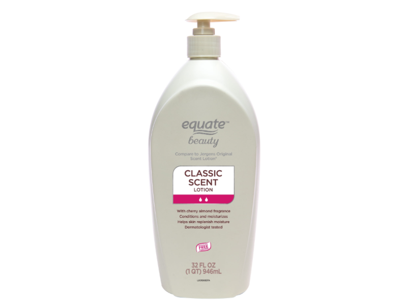 Equate Beauty Lotion, Classic Scent Cherry Almond, 32 fl oz/946 mL