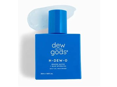Dew Of The Gods H-DEW-O Gel Moisturizer, Heaven Water + Blue Spirulina, 1.69 fl oz/50 mL