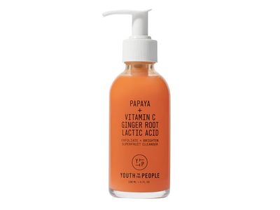 Youth To The People Ginger Root Lactic Acid Face Wash, Papaya + Vitamin C, 5.1 fl oz/150 mL