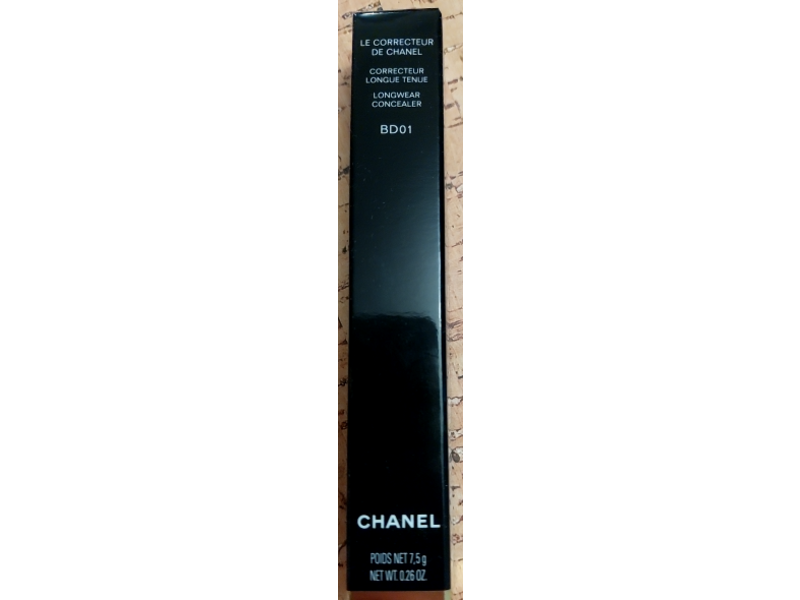 Chanel Longwear Concealer, BD01, 0.26 fl oz/7.5 g