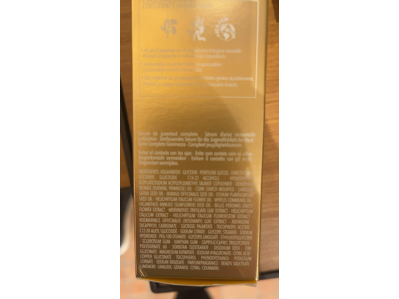 L'Occitane en Provence Immortelle Divine Serum, 1 fl oz/30 mL