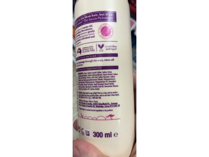 Aussie Bouncy Curls Shampoo, 300 mL