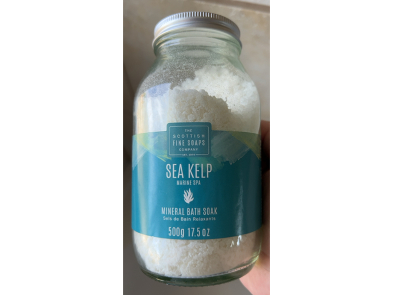 The Scottish Fine Soaps Company Mineral Bath Soak, Sea Kelp, 17.5 oz/500 g