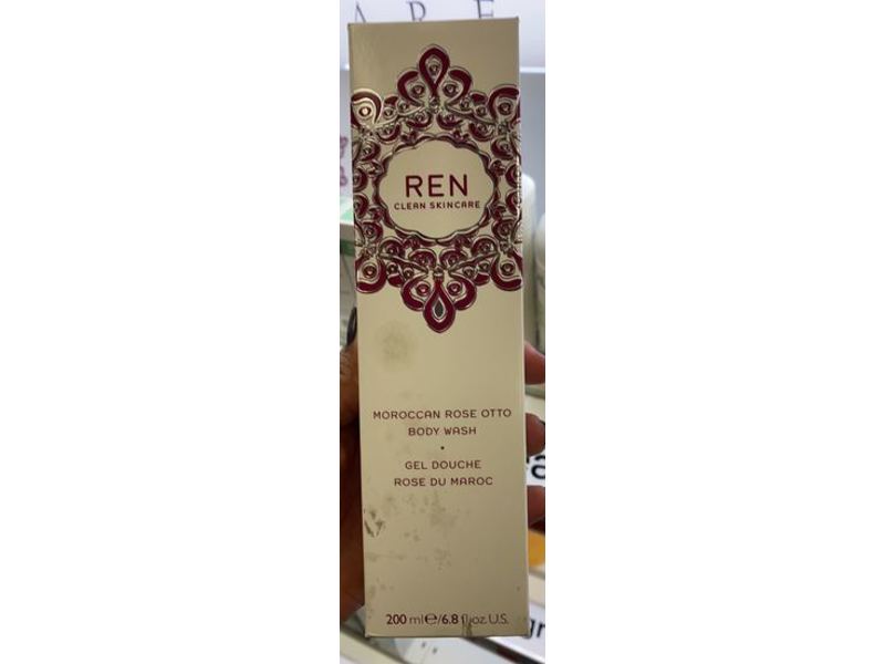 Ren Clean Skincare Body Wash, Moroccan Rose Otto, 6.8 fl oz/200 mL