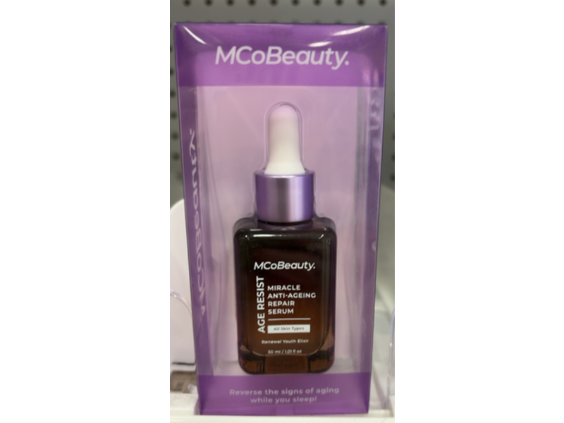 Mco Beauty Age Resist Miracle Anti-Aging Repair Serum, 1.01 fl oz/30 mL