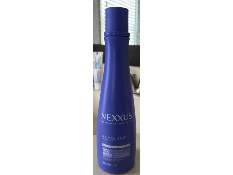 Nexxus Hy-Volume Weightless Lift Conditioner, Collagen Protein & Hyaluronic Acid, 13.5 fl oz/400 mL