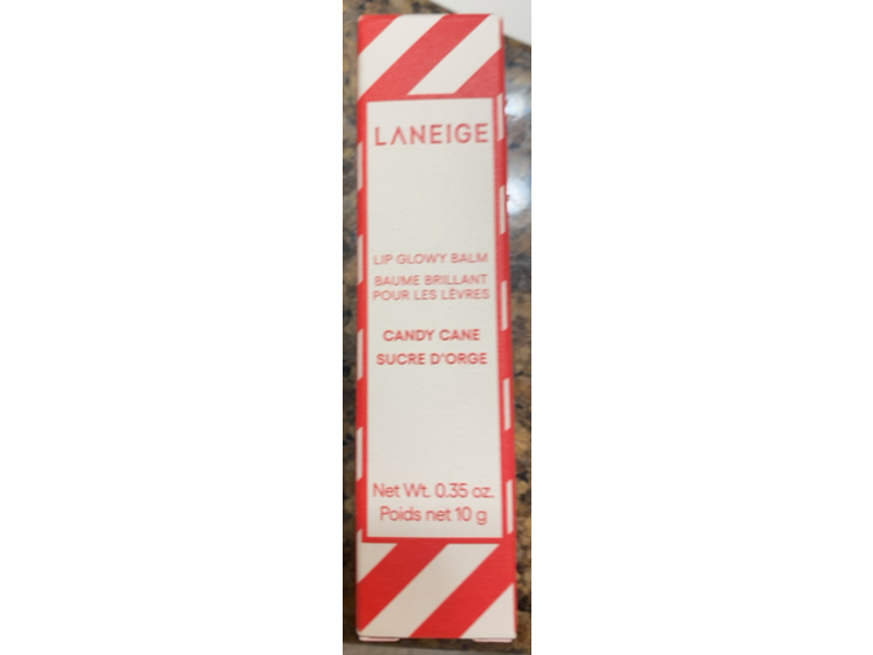 Laneige Lip Glowy Balm, Candy Cane, 0.35 oz/10g