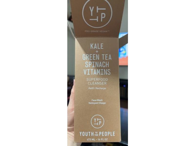 Youth To The People Superfood Cleanser, Kale + Green Tea, 16 fl oz/473 mL