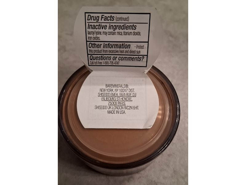 bareMinerals Matte Loose Mineral Foundation, SPF 15, 28 Golden Deep, 0.21 oz