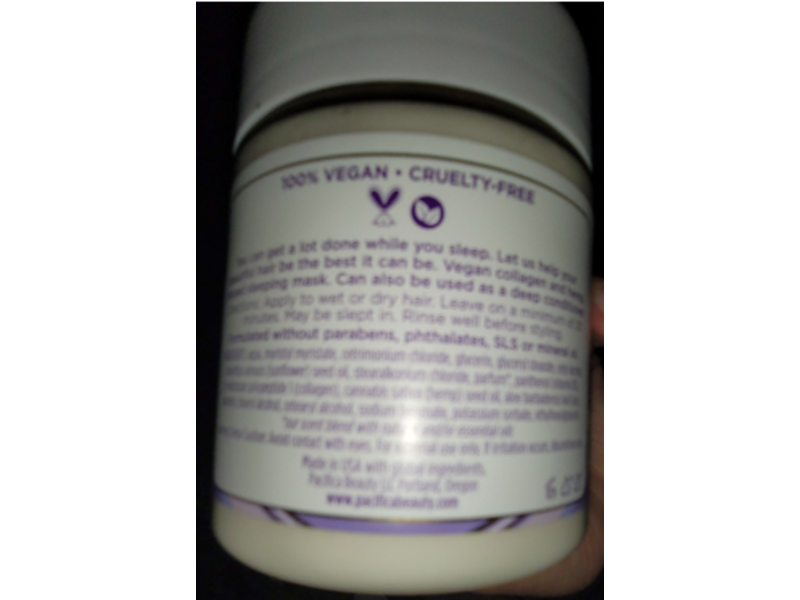 Pacifica Overnight Repair Mask, Moon Cloud, 8 fl oz/236 mL