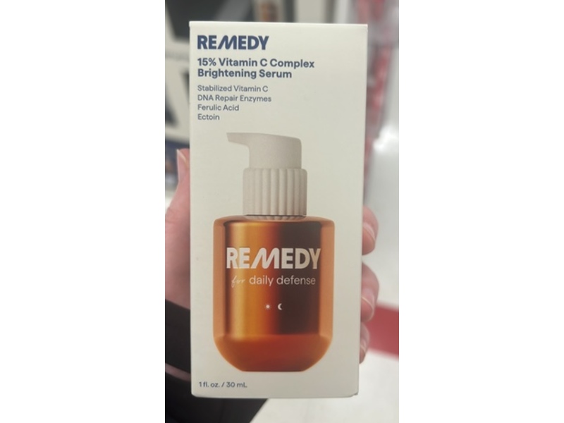 Remedy Brightening Serum, 15% Vitamin C Complex, 1 fl oz/30 mL